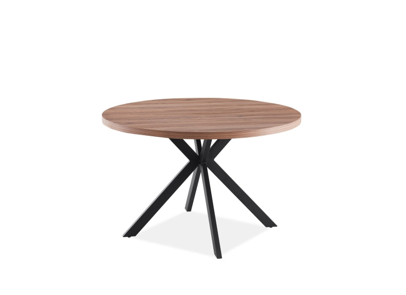 Fredrik Round Walnut Dining Table