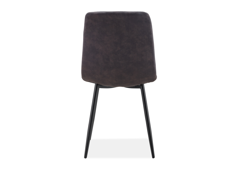 fredrik charcoal chair - rear