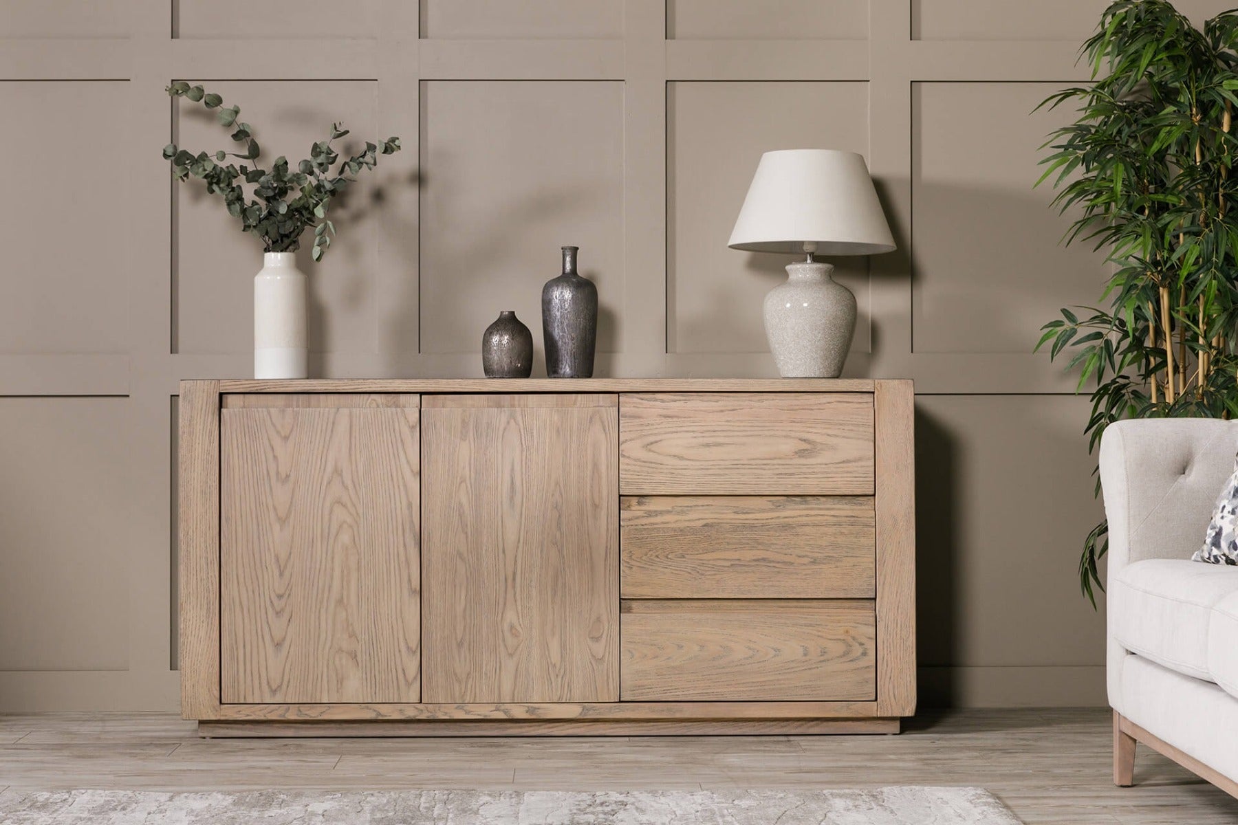 Falun Sideboard - Smoked Oak