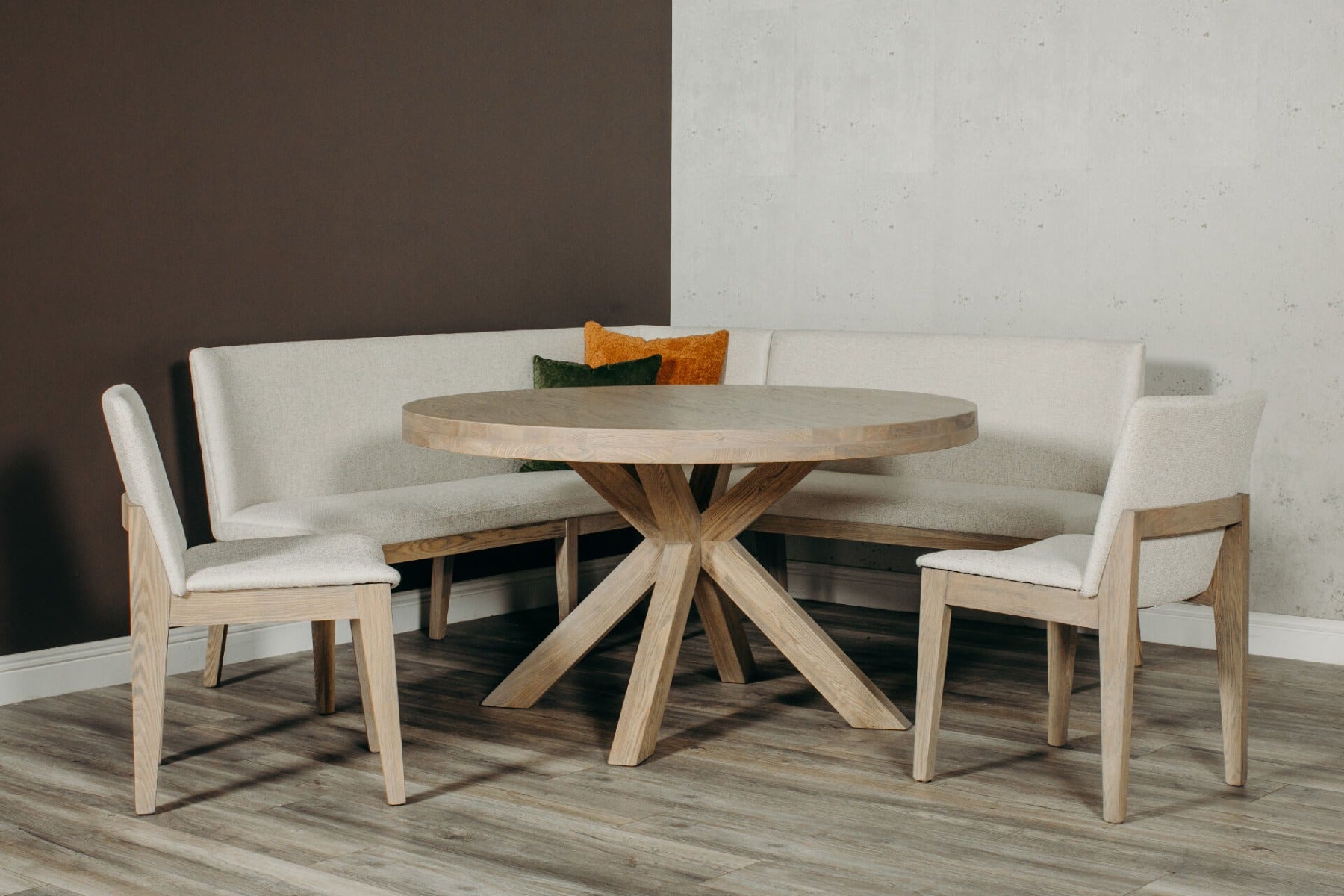 Falun Dining Set W/Benches
