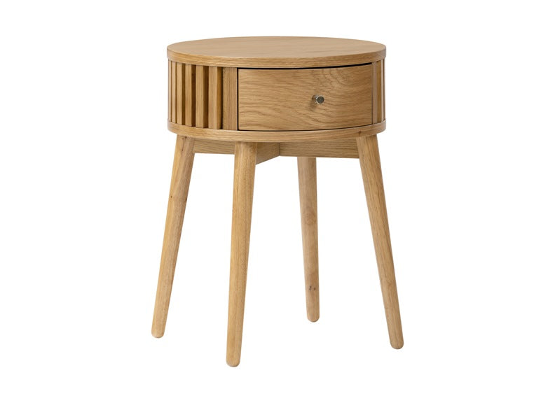 Soho Round Table W/Drawer