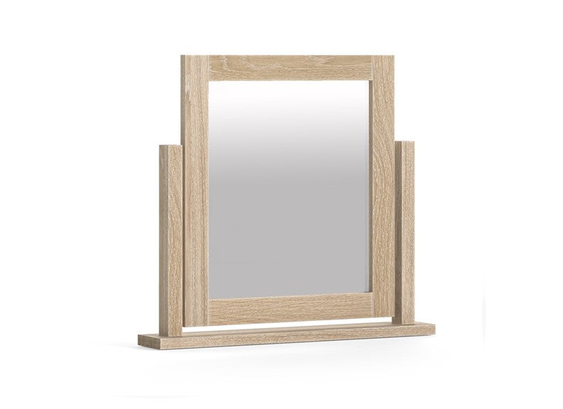 MODERN COUNTRY OAK VANITY MIRROR__ FREE NATIONWIDE DELIVERY BY HOMELINE FURNITURE