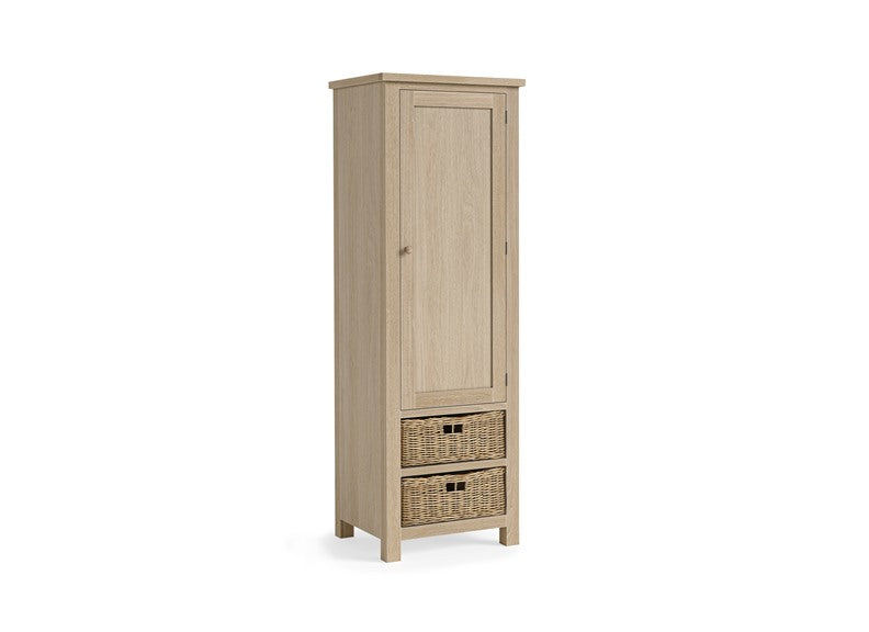 MODERN COUNTRY OAK LARDER UNIT - V2__ FREE NATIONWIDE DELIVERY BY HOMELINE FURNITURE