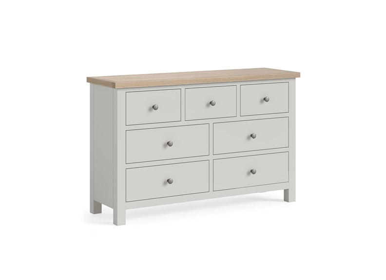 MC Grey Wide Chest - metal handles