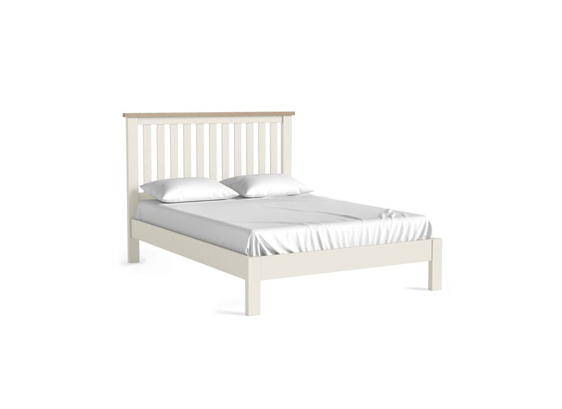 MODERN COUNTRY COCONUT 4 ft6 SLATTED LOW FOOT END__ FREE NATIONWIDE DELIVERY BY HOMELINE FURNITURE