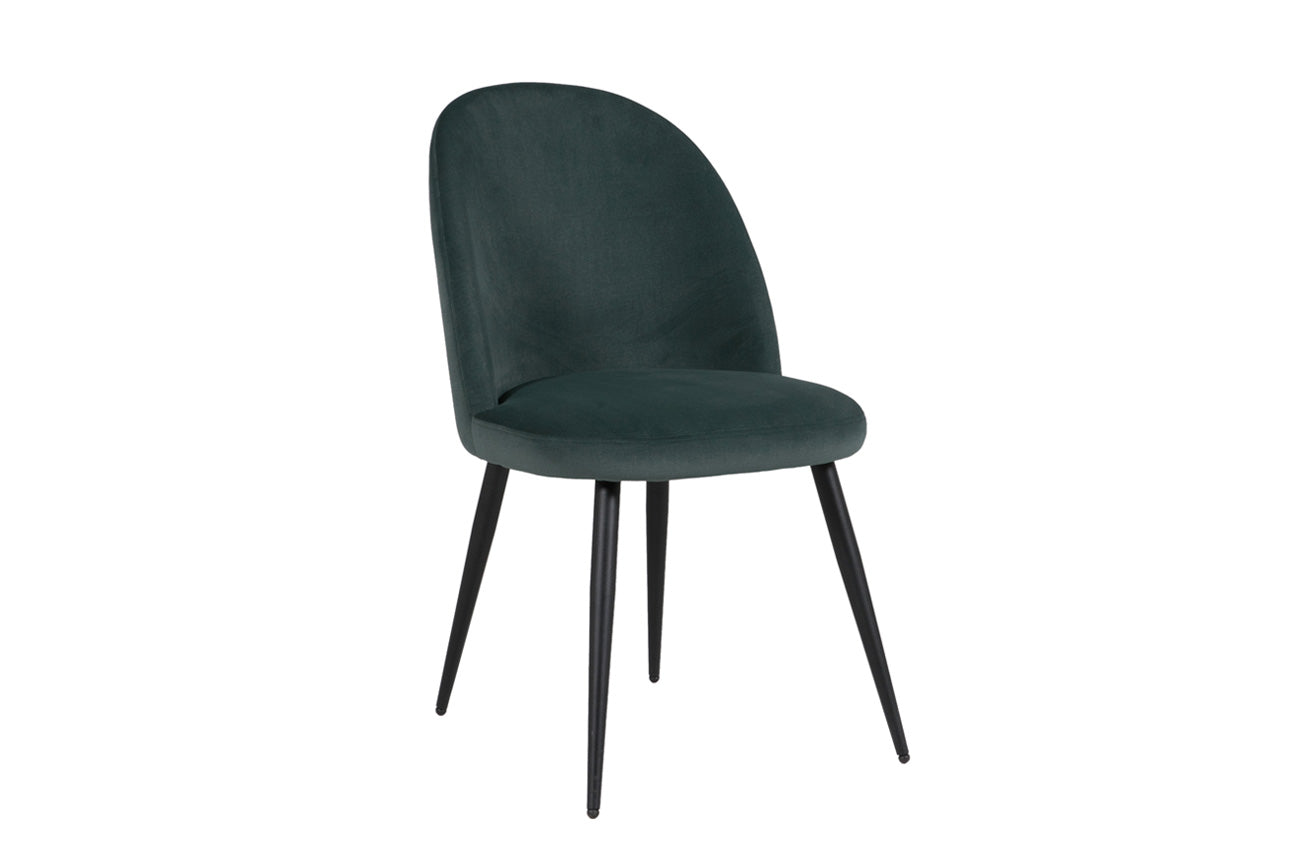 Gabi Dining Chair – Available in Sage Green, Coral, or Silver with Fabric Upholstery