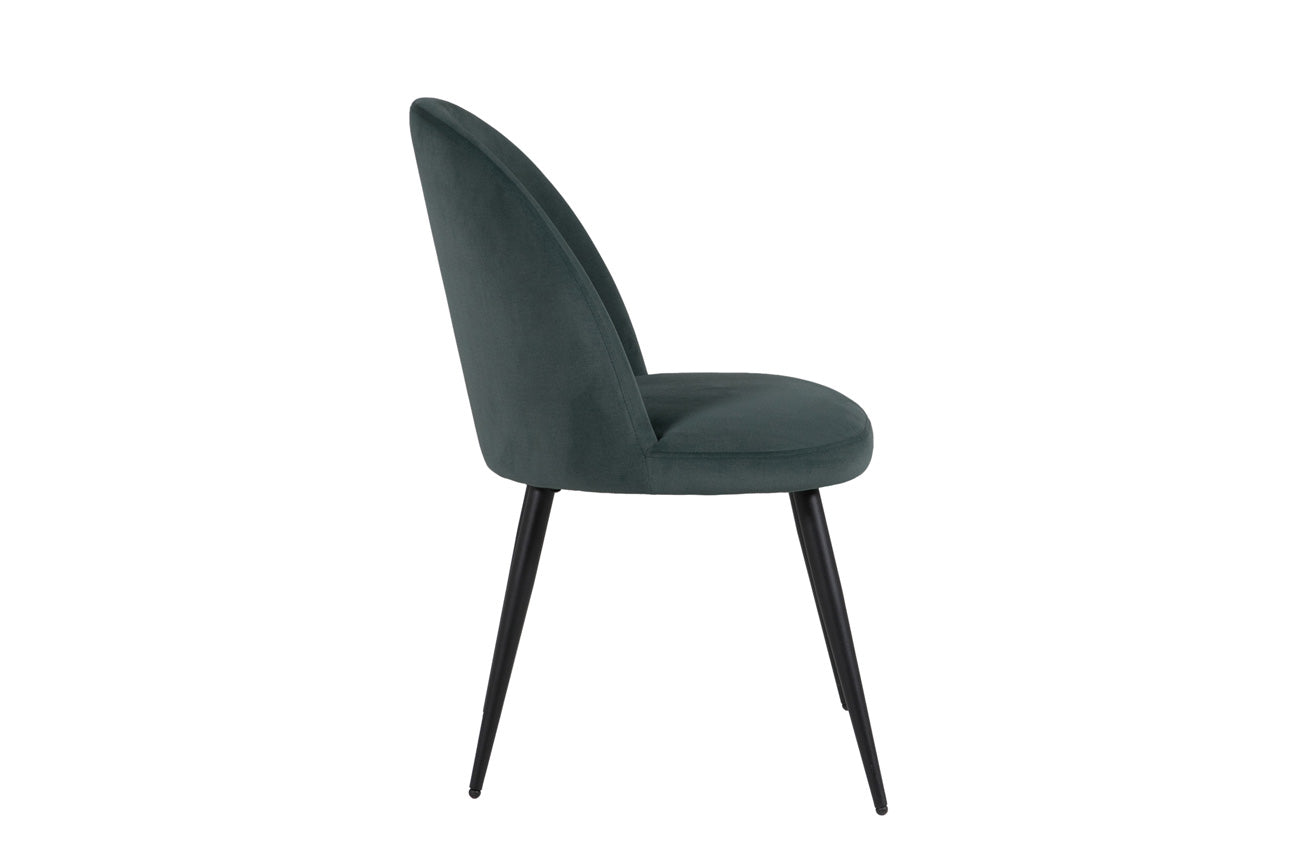 Gabi Dining Chair – Available in Sage Green, Coral, or Silver with Fabric Upholstery