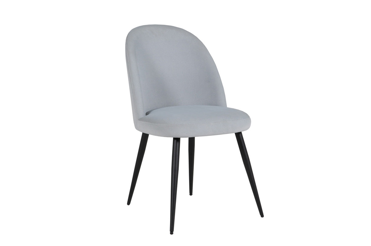 Gabi Dining Chair – Available in Sage Green, Coral, or Silver with Fabric Upholstery