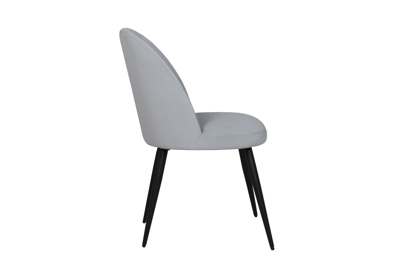 Gabi Dining Chair – Available in Sage Green, Coral, or Silver with Fabric Upholstery