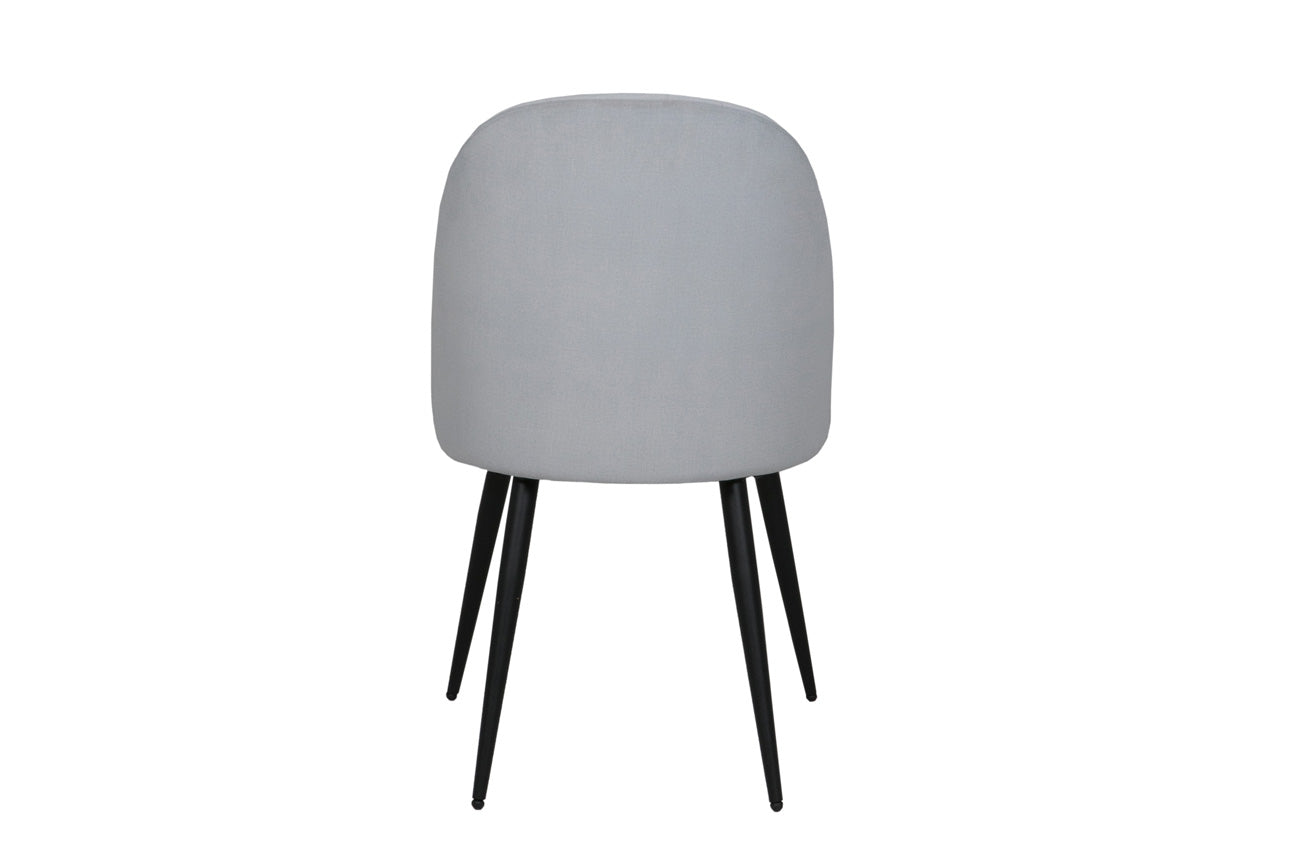 Gabi Dining Chair – Available in Sage Green, Coral, or Silver with Fabric Upholstery