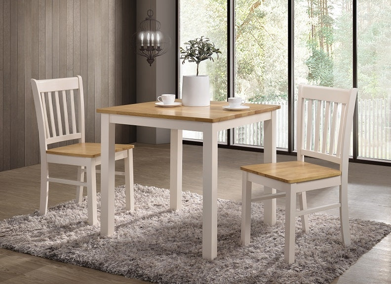 Galina Cream & Oak Dining Set
