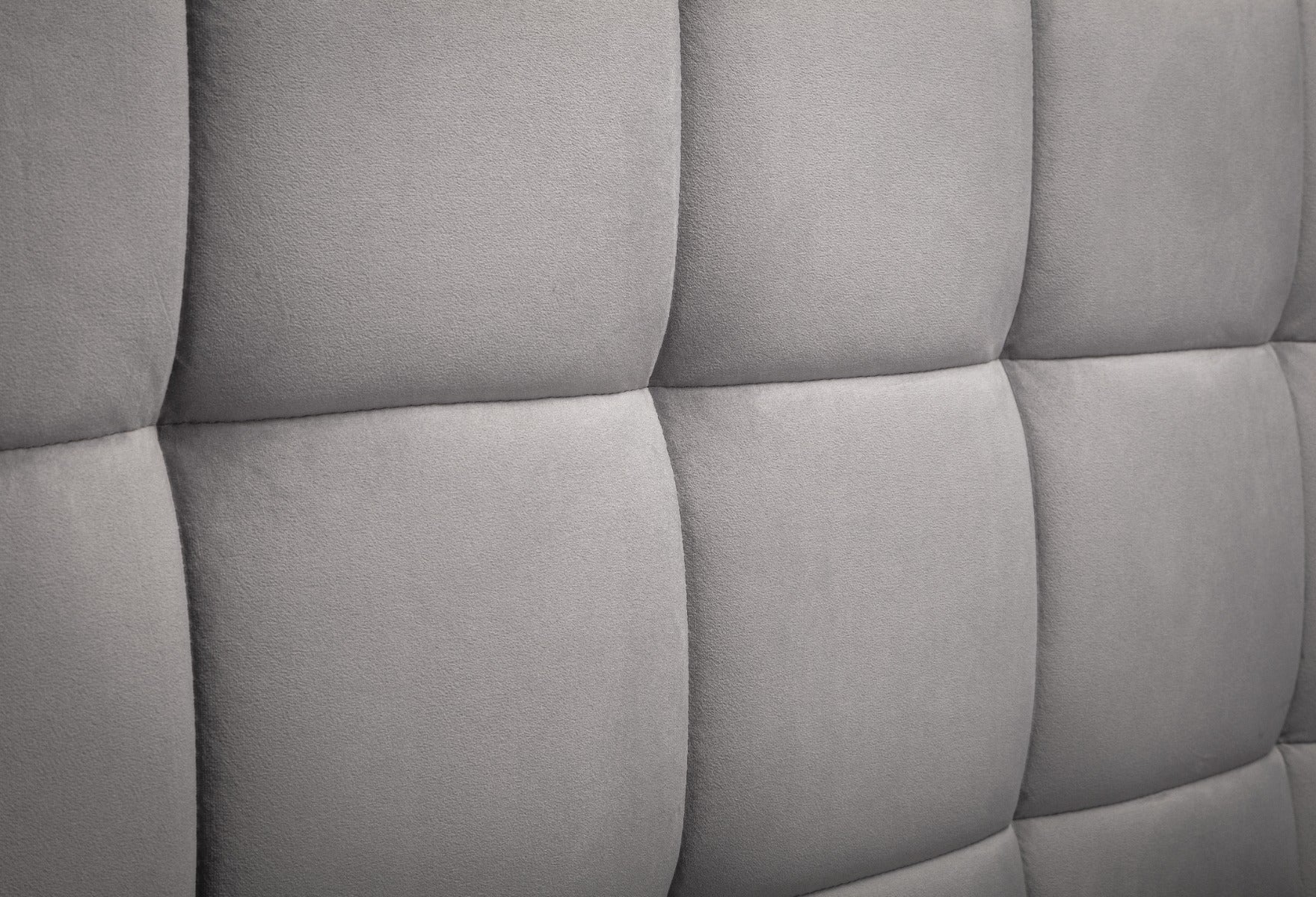 Gatsby Storage Ottoman Bed King Size 150cm - Light Grey