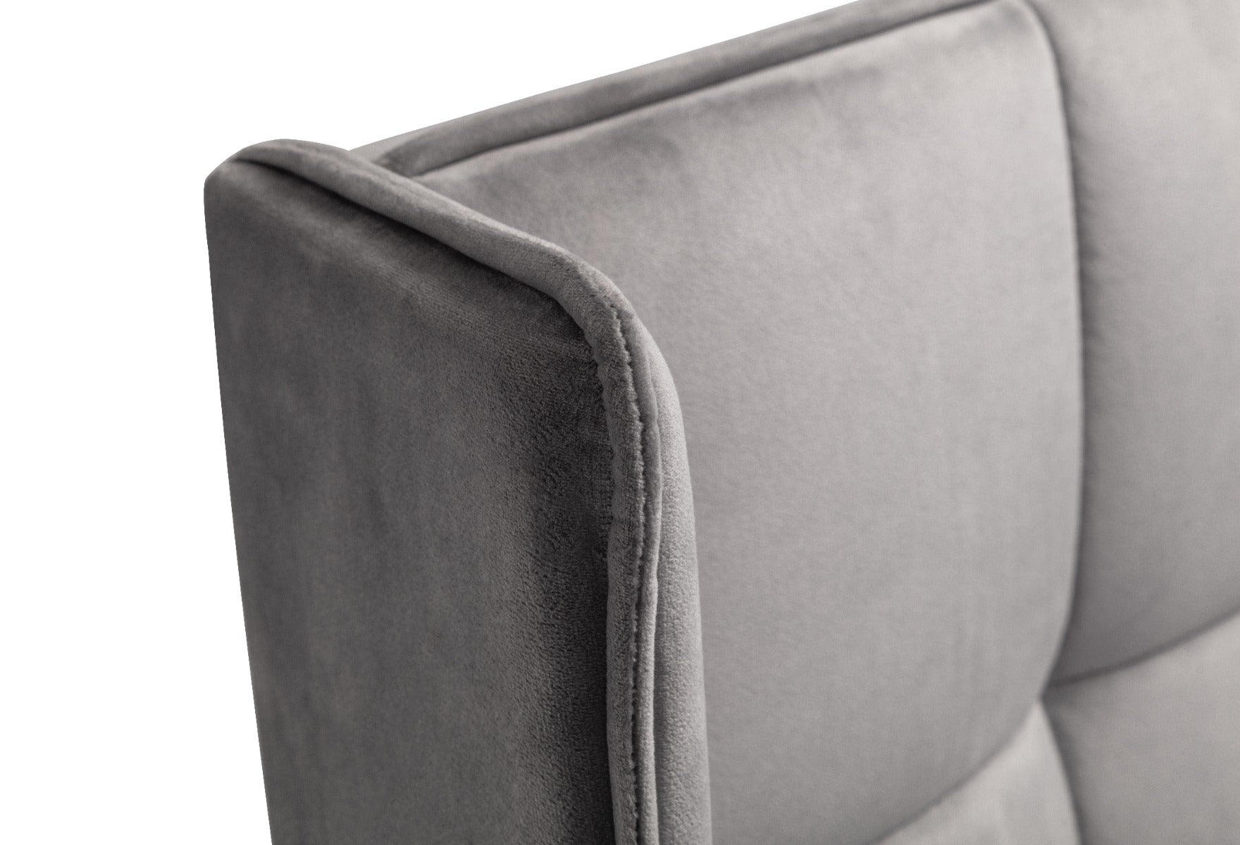 Gatsby Storage Ottoman Bed Double 135cm - Light Grey