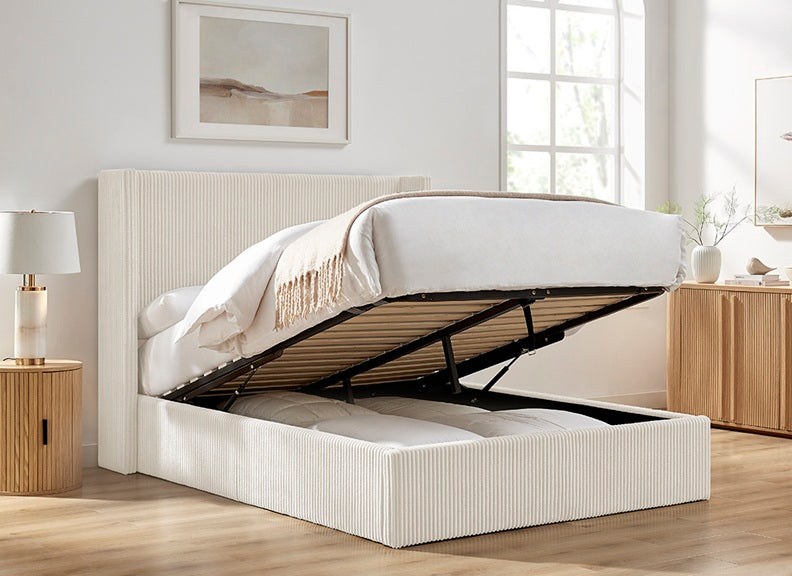 Bruno Cord Fabric Storage Beds
