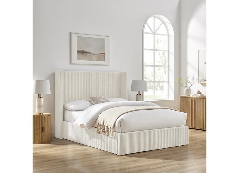 Bruno Cord Fabric Storage Beds