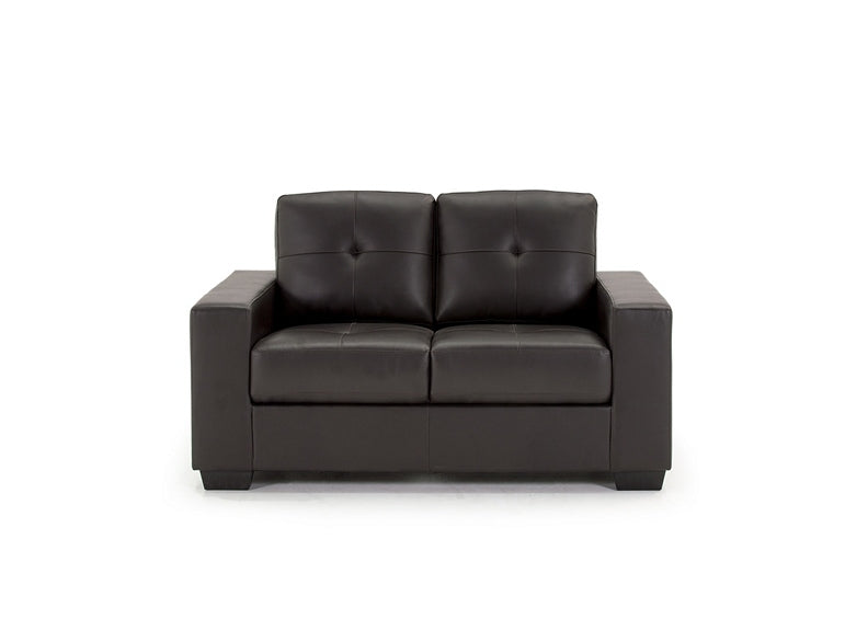 Gemona Black Two Seat Sofa - 1