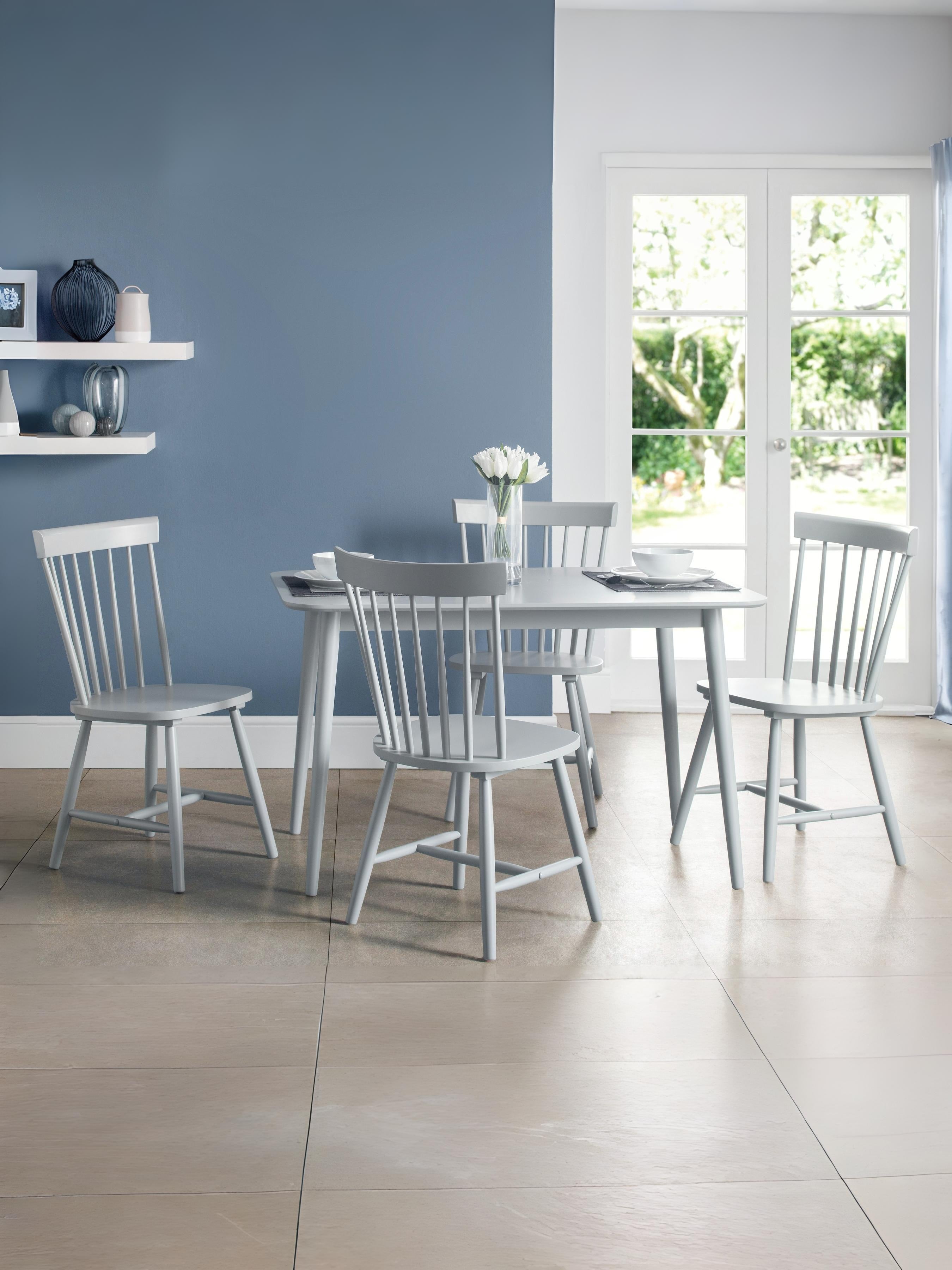 Set Of 4 Torino Grey Chairs