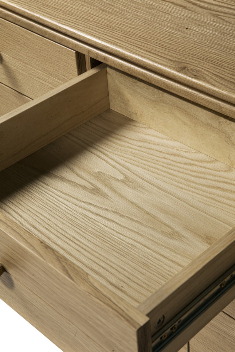 Hadley Wide Chest 7 Drawer - Oak Natural