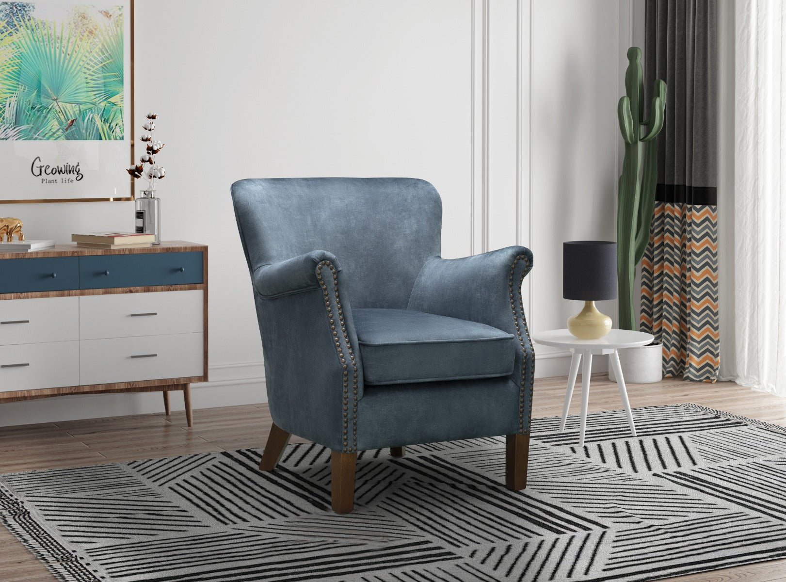 Harlow Vintage Steel Blue