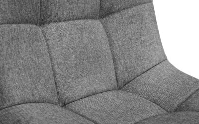 Hayden Panelled Dining Chair - Classic Grey Linen Design