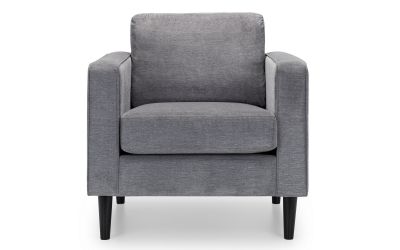 Hayward Armchair - Grey Chenille | Modern Upholstered Comfort