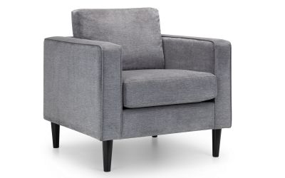 Hayward Armchair - Grey Chenille | Modern Upholstered Comfort