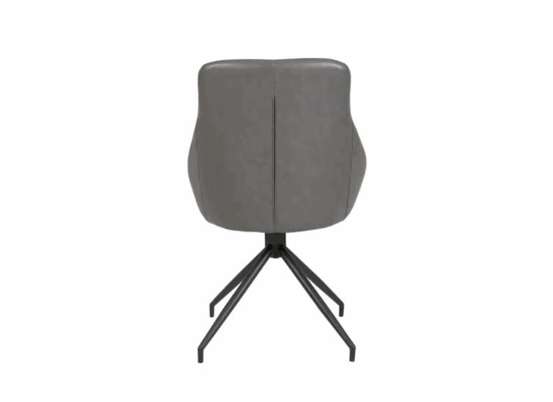 Hendrix Dining Chair in Grey PU
