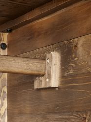 Heritage 2 Door Wardrobe – Reclaimed Wood with Distressed Finish