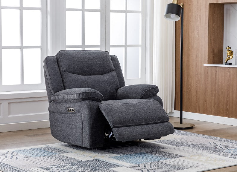 Herbert Dark Grey Armchair
