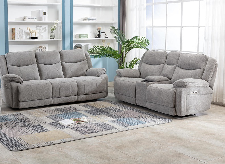 Herbert Light Grey 3PP+2PPC Sofas