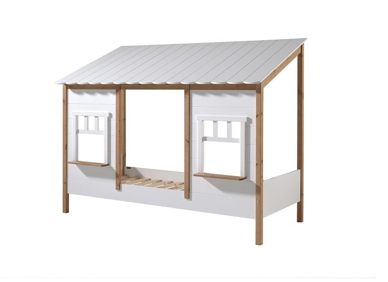 Kids Country Cottage White House Bed W/Optional Drawer