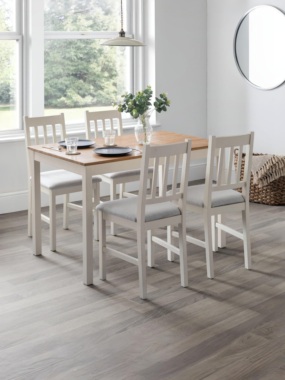 Set Of 2 Coxmoor Dining Chairs - Ivory
