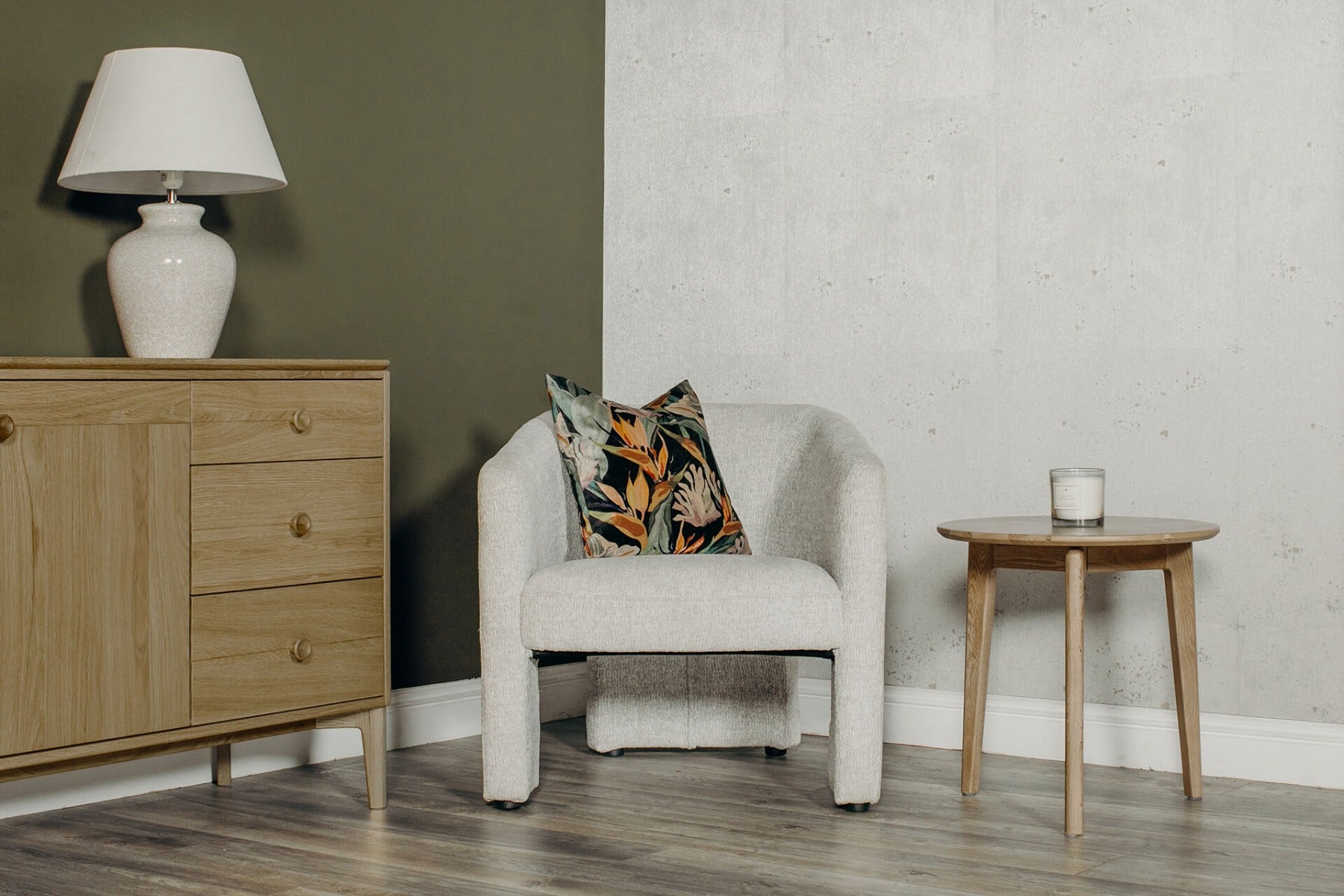 Humphrey Accent Chair - Light Grey