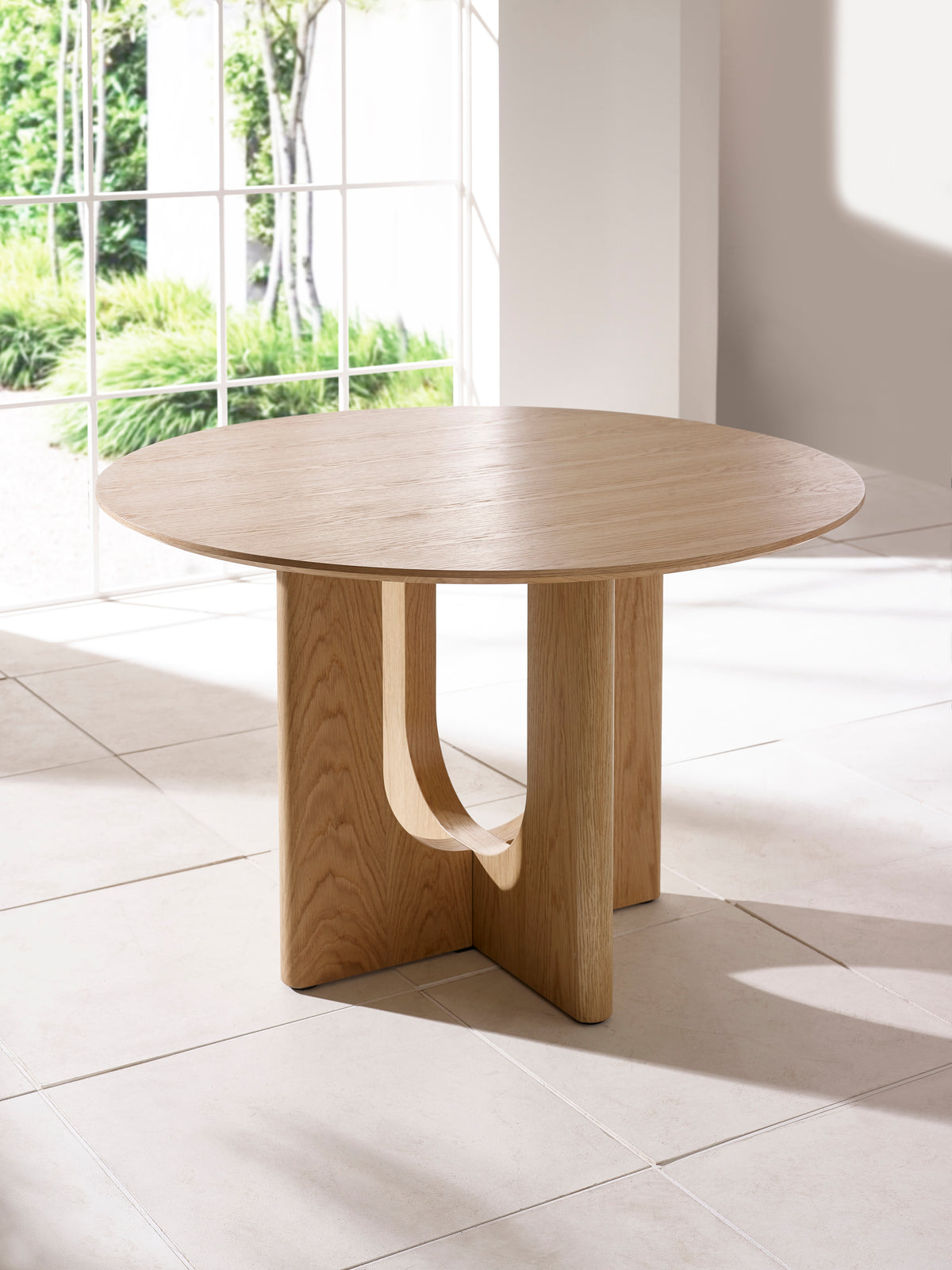 Cellini Oak 120cm Round Dining Table