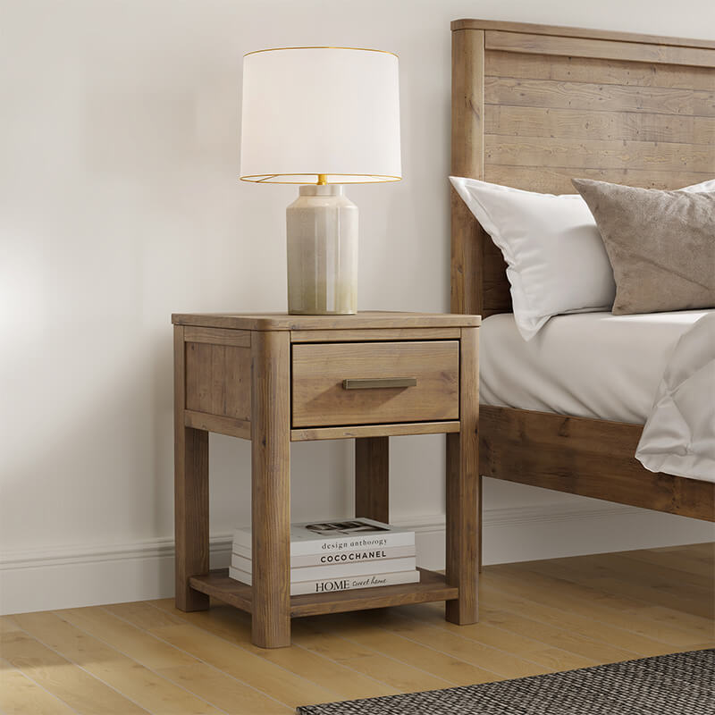 Inola 1 Drawer Bedside Table