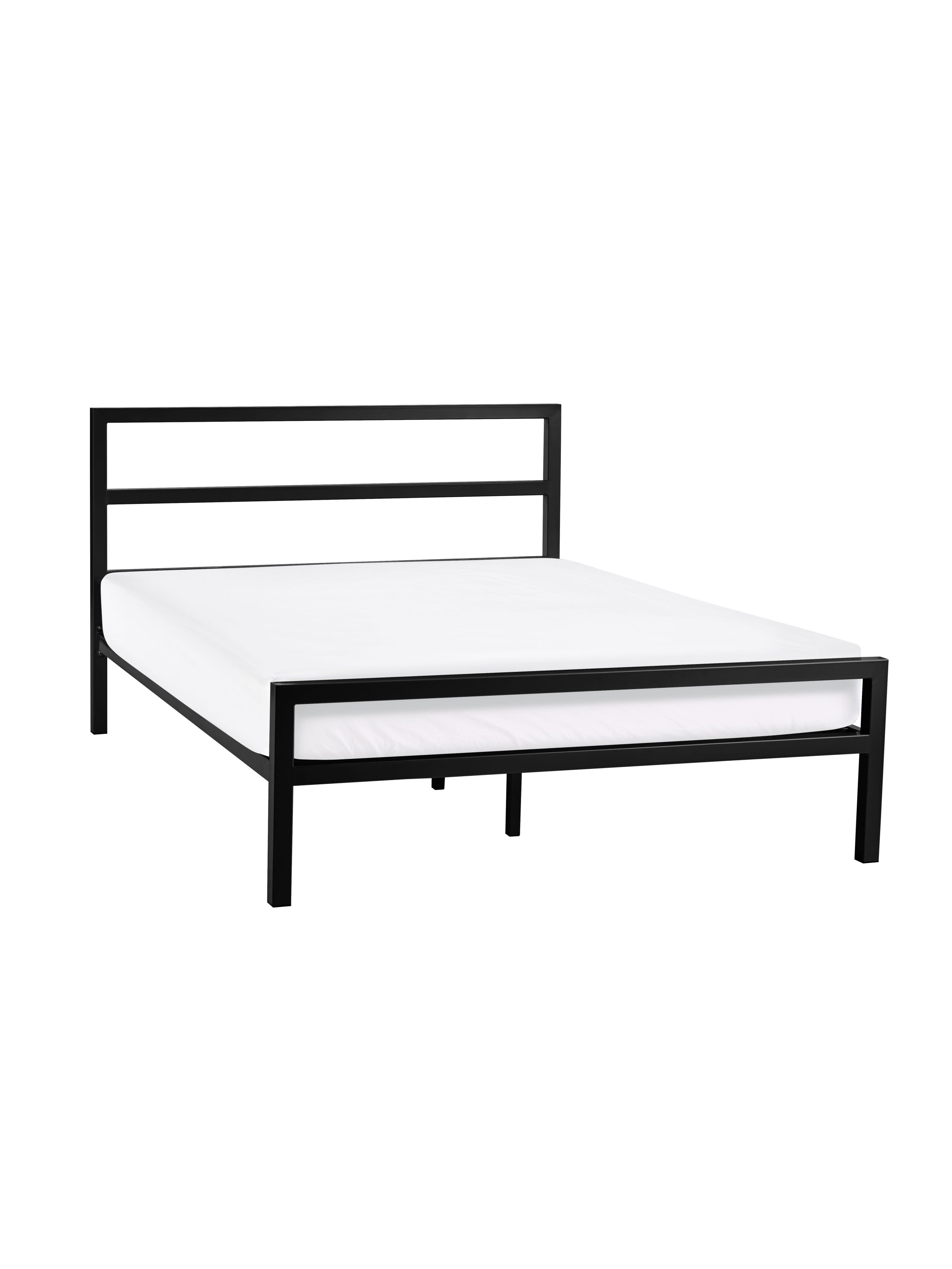 Soto Metal Bed 135cm - Satin Black