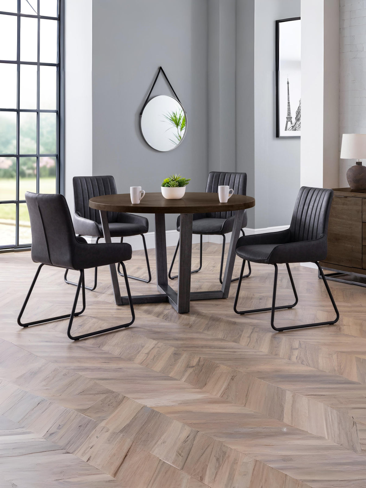 Set Of Two Soho Dining Chairs