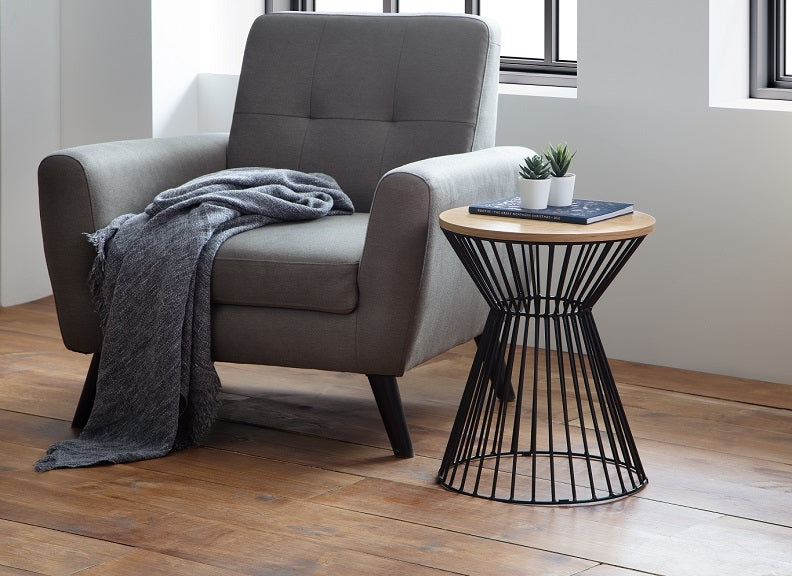 Jersey Oak Lamp Table Room