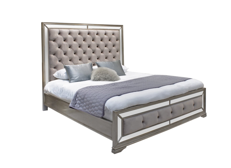 Jessica Mirrored Bed