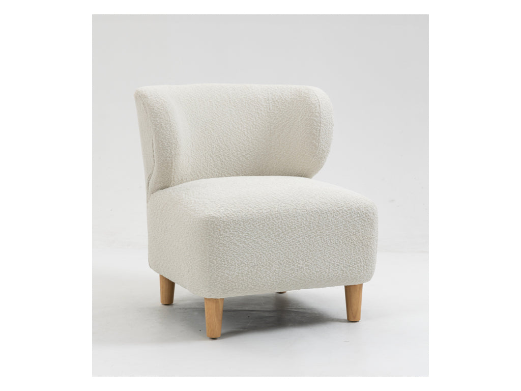 Josie White Accent Chair - Stylish and Comfortable Seating