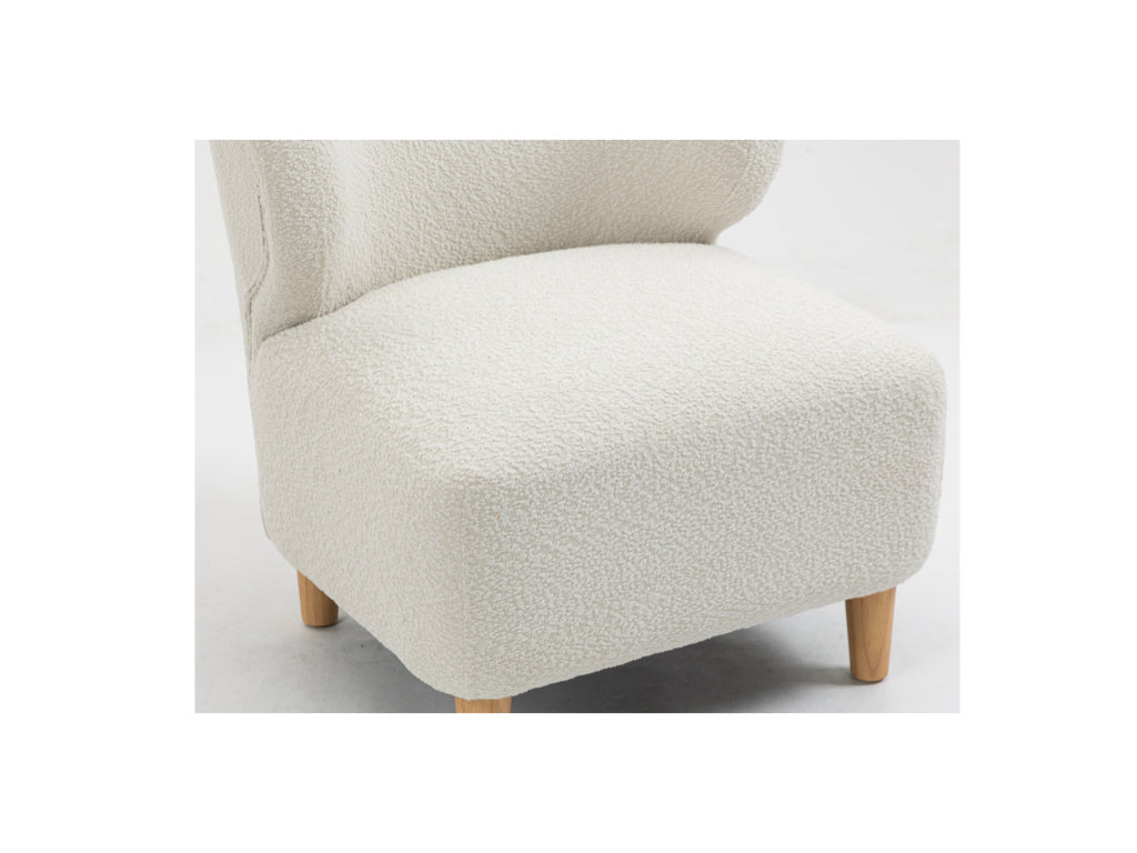 Josie White Accent Chair - Stylish and Comfortable Seating
