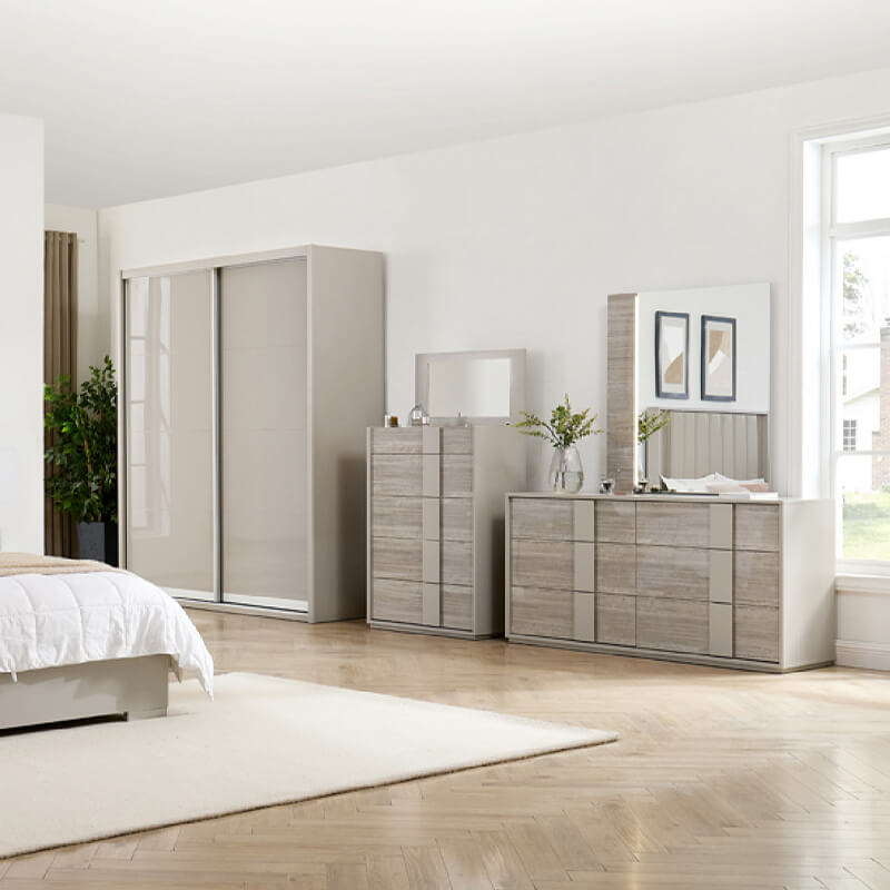 Jules Tall Chest 4 Drawer Open Top