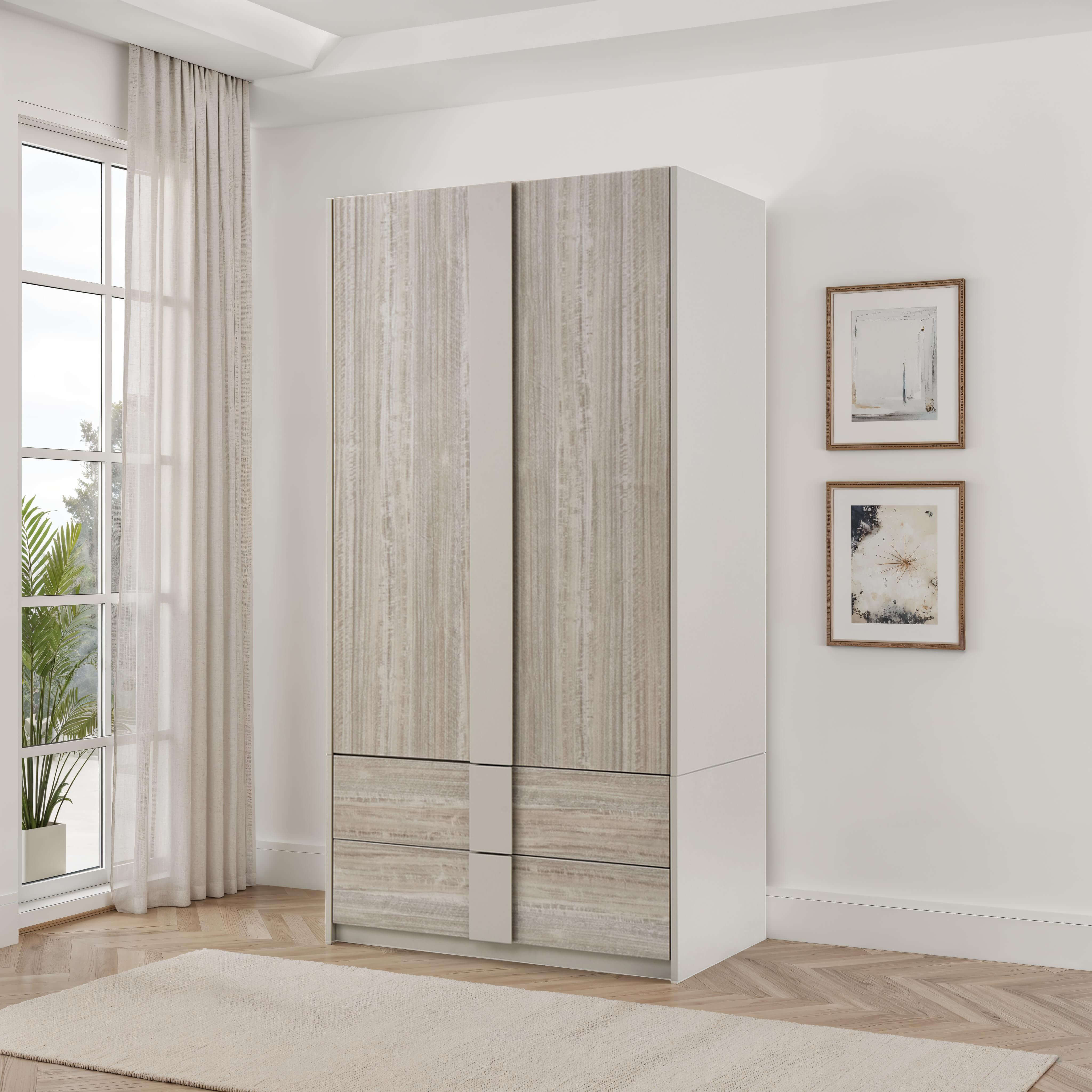 Jules Wardrobe 2 Door/2 Drawer