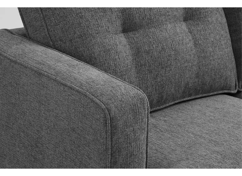 Juniper Fixed 2 Seater in Grey or Sage – Classic Button-Back Sofa with Pocket-Sprung Seating | Free Nationwide Delivery by Homeline Furniture