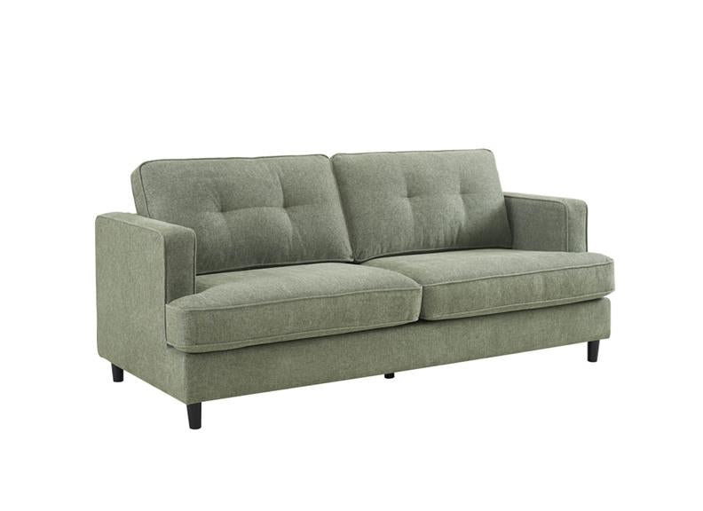 Juniper Fixed 3 Seater Sofas – Classic Button-Back Sofa with Pocket-Sprung Seating (Pre-Order Sage Option) | Free Delivery