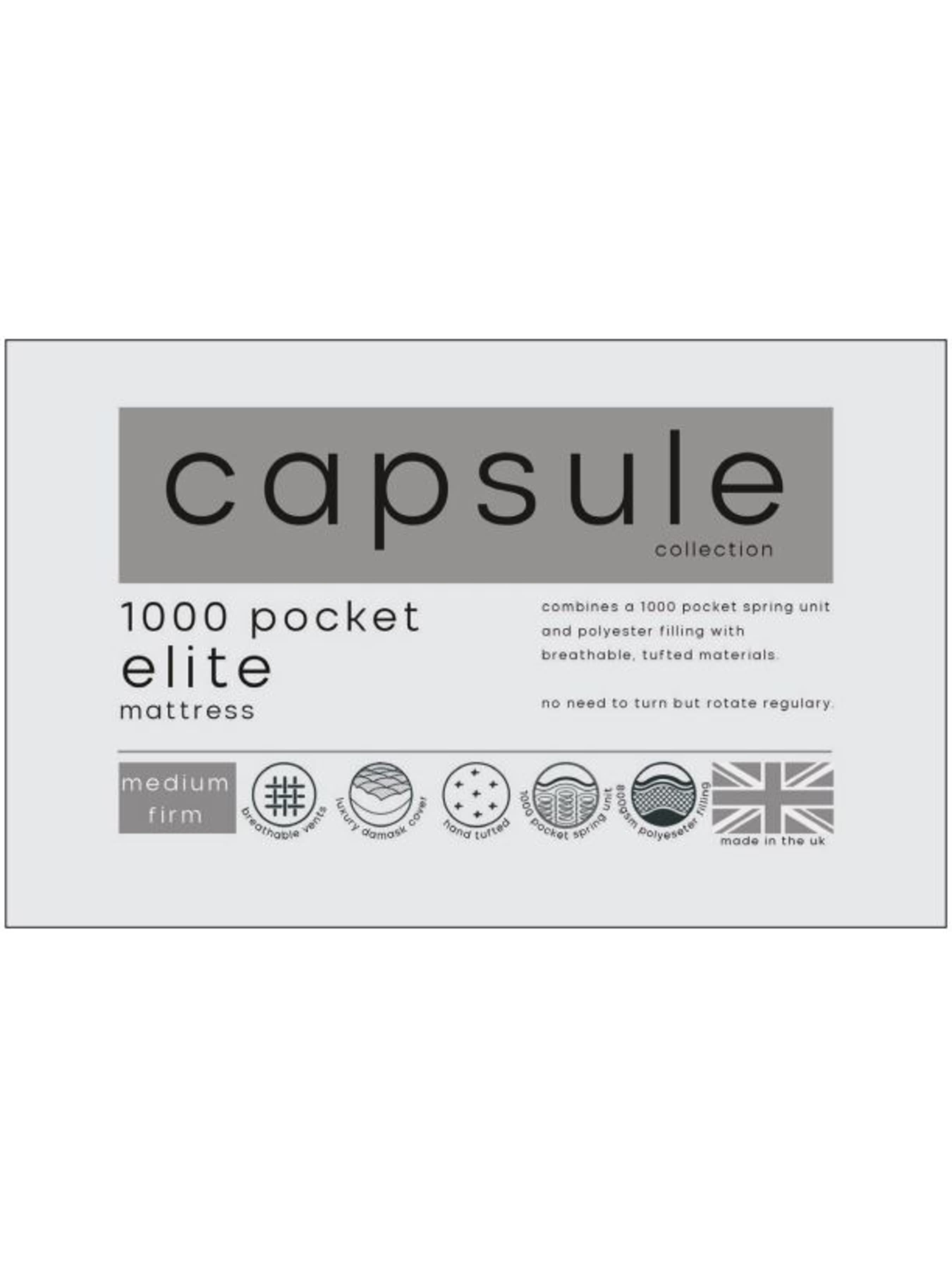 Capsule Elite Pocket 1000 Mattress 180Cm