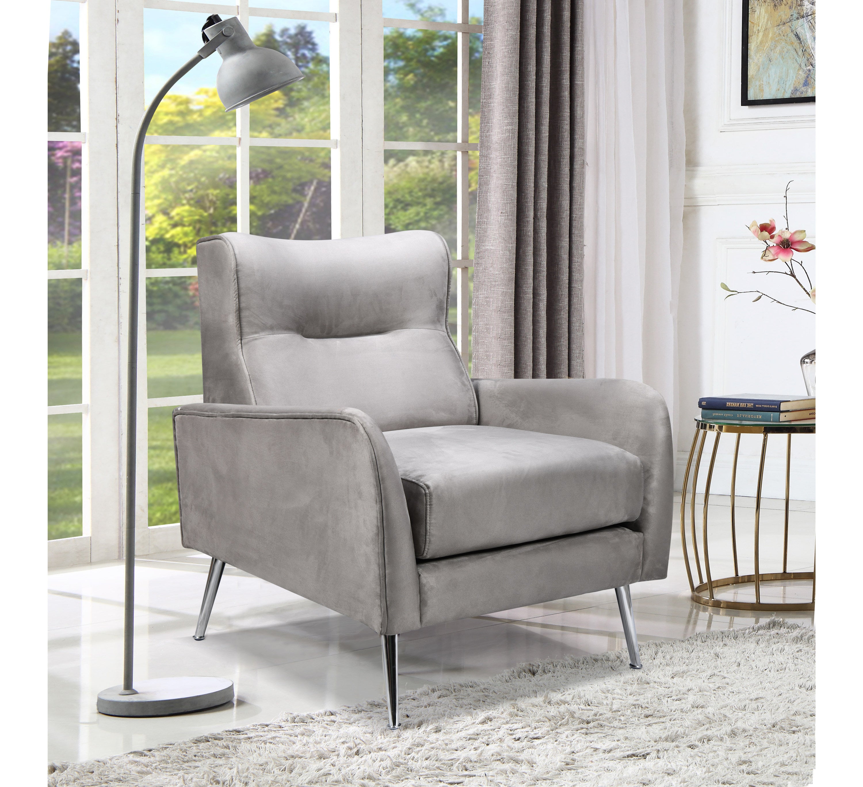 Katie Fabric Armchair 3 colours with Metal Legs – Timeless Comfort & Style | Free Nationwide Delivery by Homeline Furniture
