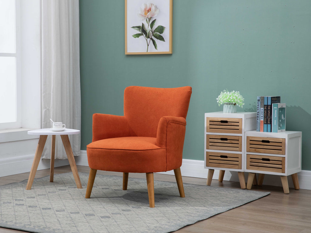 Keira Armchair Sunburst Orange