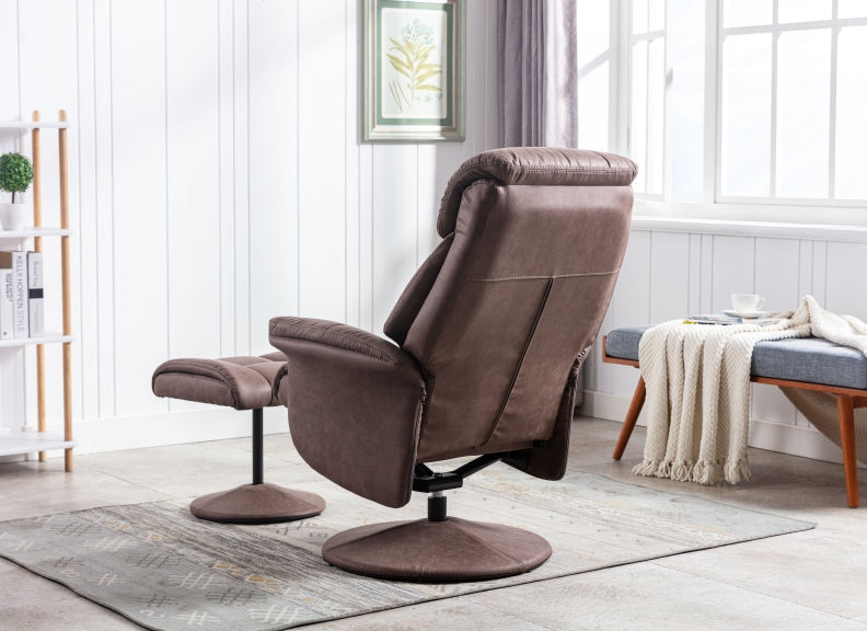 Kenmare Fabric Chair Chestnut - 3