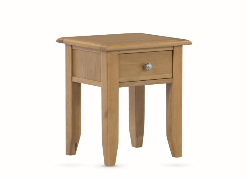Kilkenny Oak Lamp Table with Drawer - Elegant and Functional